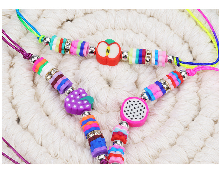 Casual Fruit Soft Clay Kid's Bracelets display picture 1