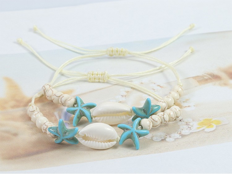 Simple Style Star Shell Couple Unisex Bracelets display picture 1