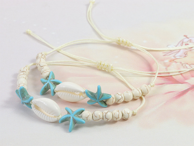 Simple Style Star Shell Couple Unisex Bracelets display picture 2