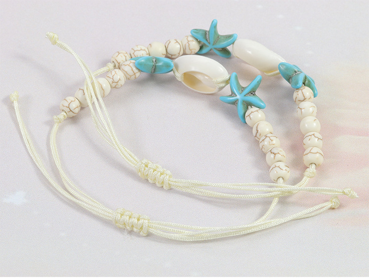 Simple Style Star Shell Couple Unisex Bracelets display picture 4