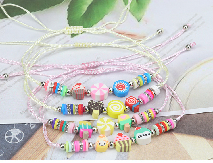 Casual Fruit Jade Line Soft Clay Women's Bracelets display picture 3