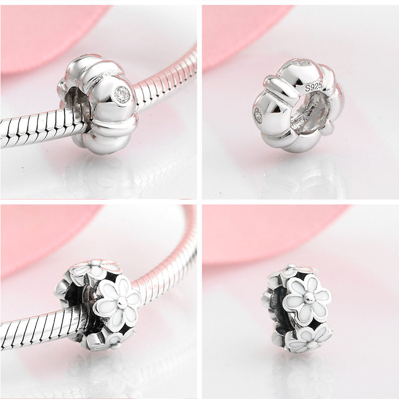 Casual Flower Sterling Silver Wholesale Jewelry Accessories display picture 2