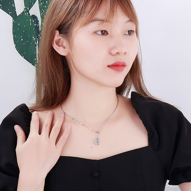 Stainless Steel Imitation Pearl 18K Gold Plated Retro Classic Style Toggle Portrait Layered Necklaces display picture 5