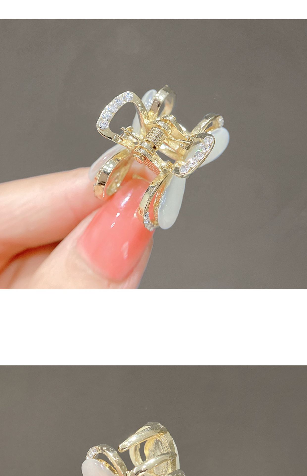 Sweet Bow Knot Alloy Hair Claws display picture 3