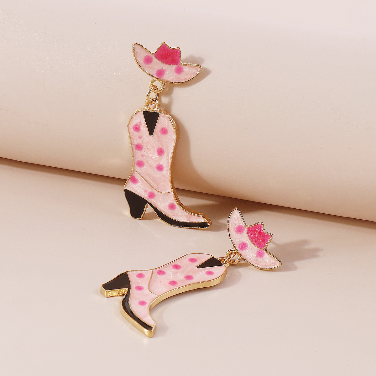 Wholesale Jewelry Casual Simple Style Boots Alloy Enamel Drop Earrings display picture 10