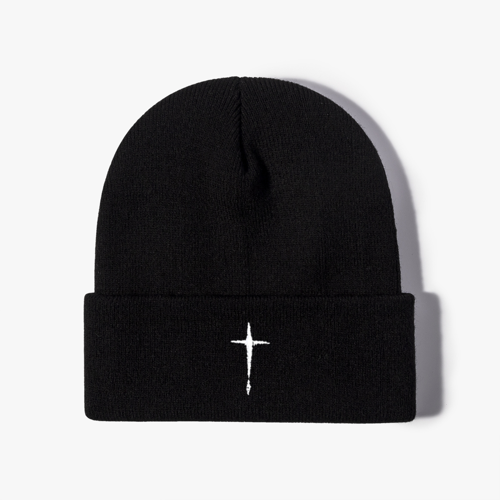 Unisex Casual Solid Color Embroidery Eaveless Beanie Hat display picture 2
