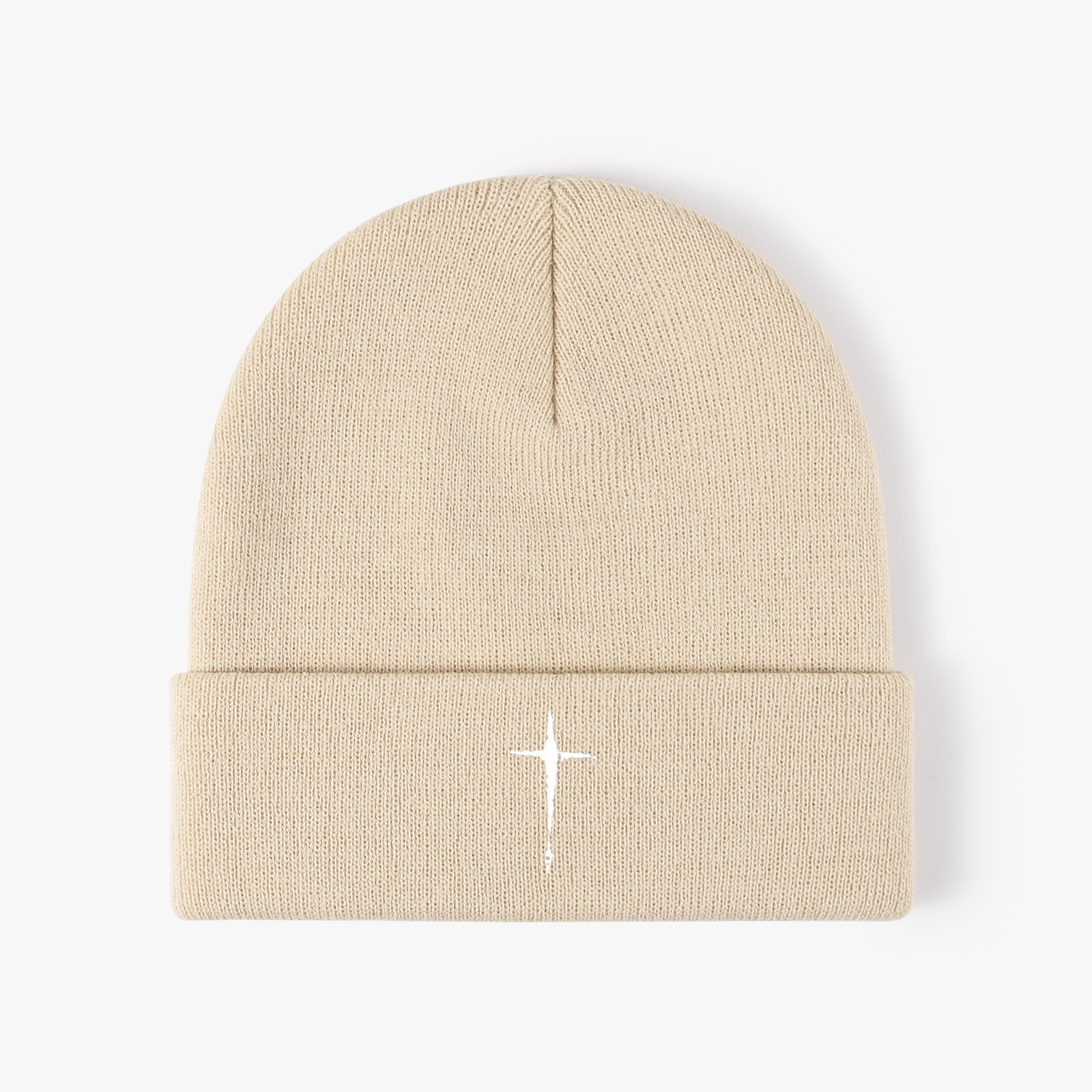 Unisex Casual Solid Color Embroidery Eaveless Beanie Hat display picture 3