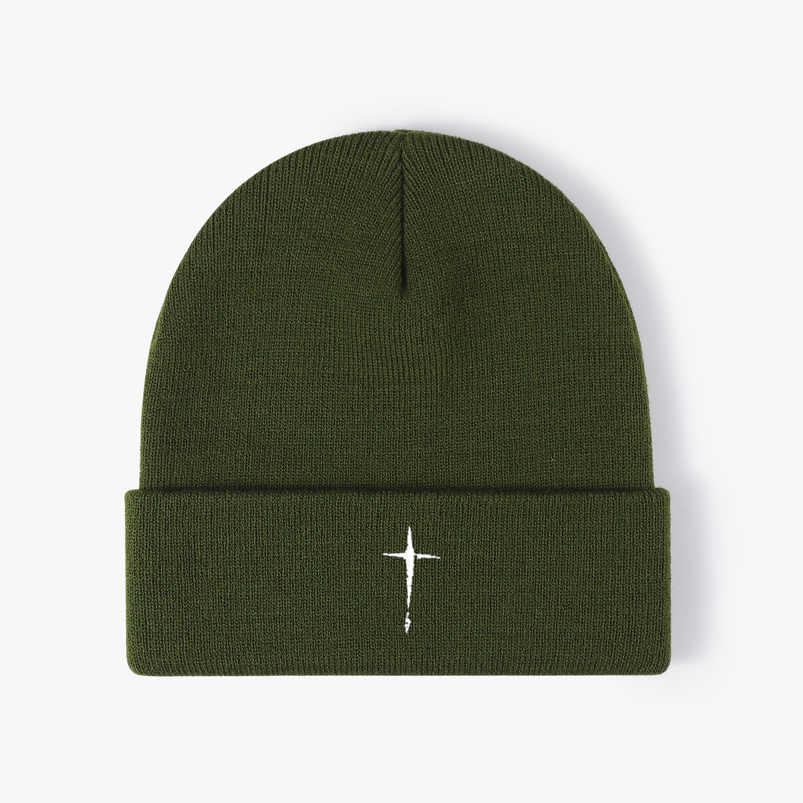 Unisex Casual Solid Color Embroidery Eaveless Beanie Hat display picture 6