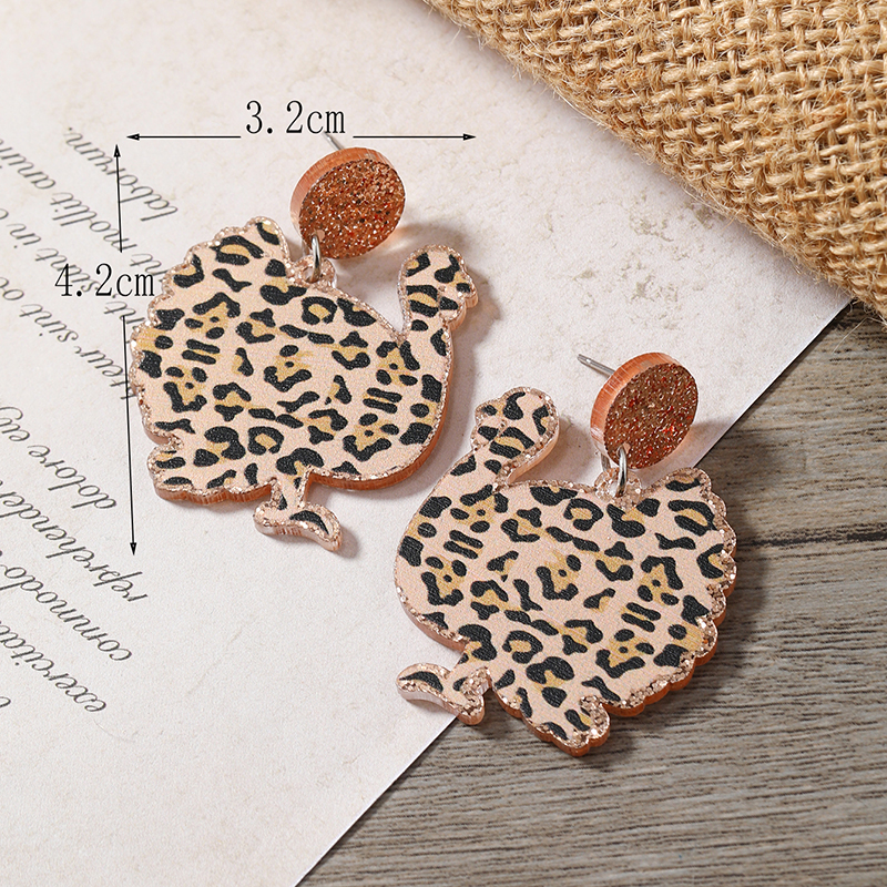 Wholesale Jewelry Cute Cartoon Arylic Drop Earrings display picture 5