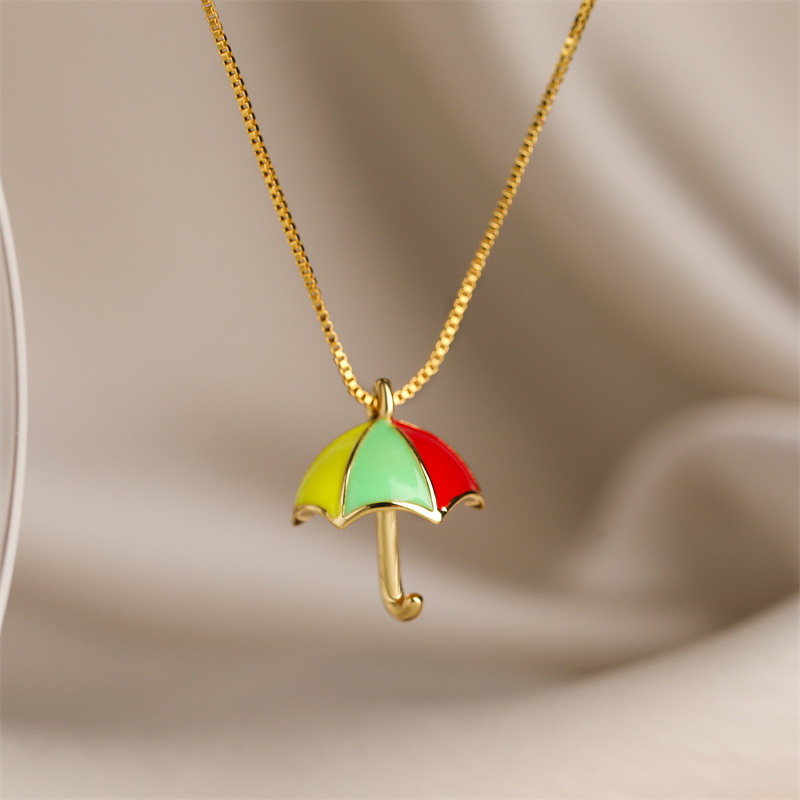 Ig-stil Einfacher Stil Herzform Kupfer Vergoldet Zirkon Halskette Mit Anhänger In Masse display picture 3