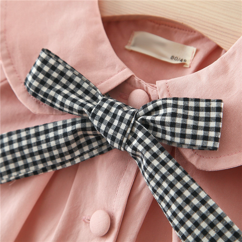 Princess Cute Simple Style Bow Knot Bowknot Cotton Girls Outerwear display picture 5