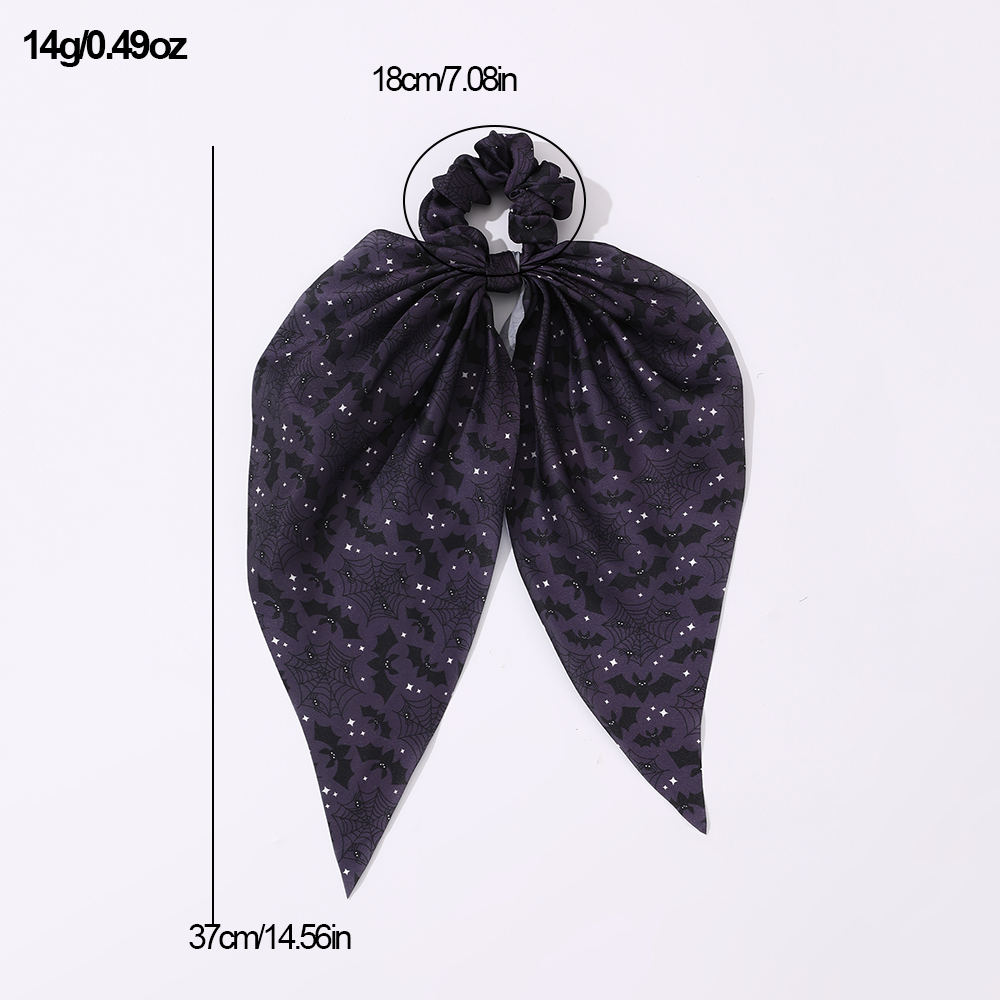 Women's Hip-hop Funny Flower Skull Cloth Printing And Dyeing Hair Tie display picture 19