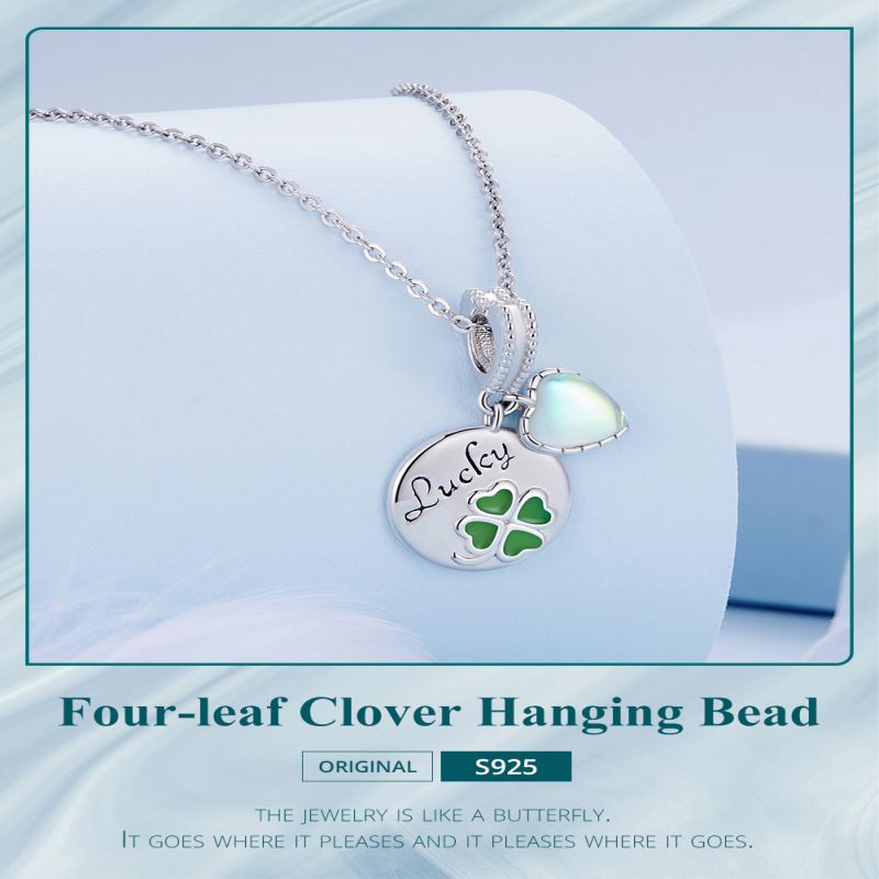 Casual Four Leaf Clover Heart Shape Frog Sterling Silver Inlay Malachite Glass Zircon Jewelry Accessories display picture 35