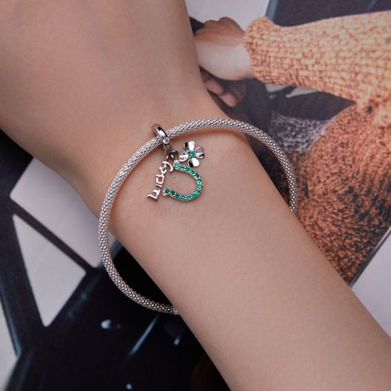 Casual Four Leaf Clover Heart Shape Frog Sterling Silver Inlay Malachite Glass Zircon Jewelry Accessories display picture 49