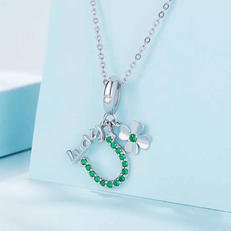 Casual Four Leaf Clover Heart Shape Frog Sterling Silver Inlay Malachite Glass Zircon Jewelry Accessories display picture 47