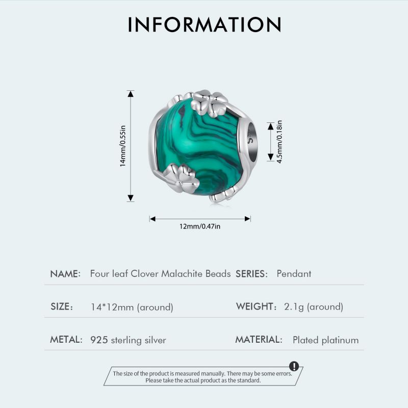 Casual Four Leaf Clover Heart Shape Frog Sterling Silver Inlay Malachite Glass Zircon Jewelry Accessories display picture 50