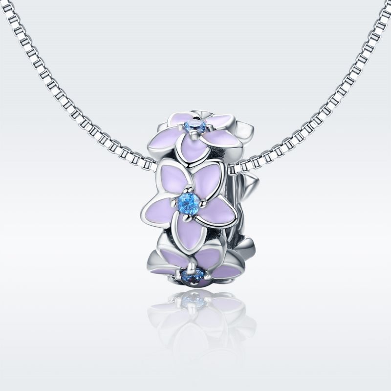 Casual Glam Flower Sterling Silver Inlay Zircon Jewelry Accessories display picture 2