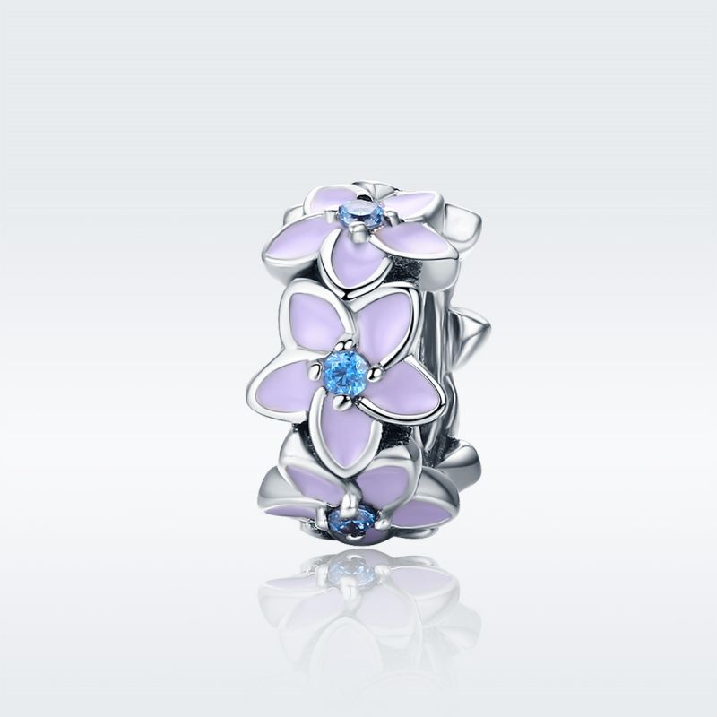 Casual Glam Flower Sterling Silver Inlay Zircon Jewelry Accessories display picture 7