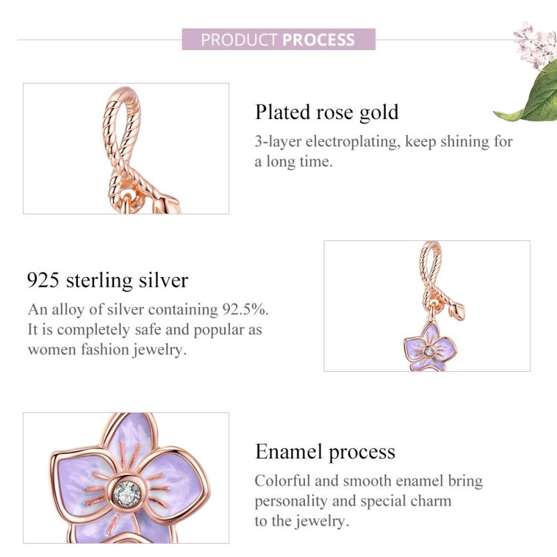 Décontractée Glamour Fleur Argent Sterling Incruster Zircon Bijoux Accessoires display picture 11