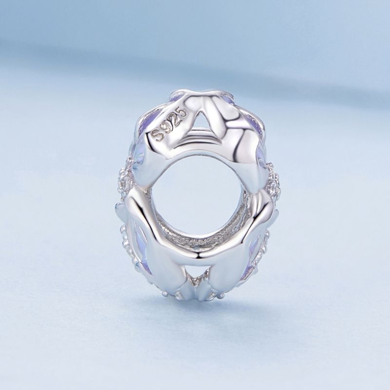 Casual Glam Flower Sterling Silver Inlay Zircon Jewelry Accessories display picture 42