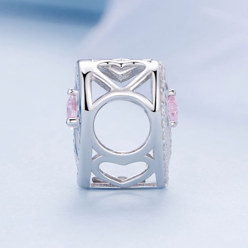 Casual Shiny Colorful Heart Shape Sterling Silver Inlay Zircon Jewelry Accessories display picture 1