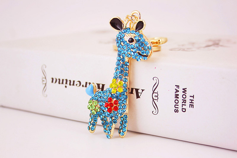 Cute Giraffe Alloy Unisex Bag Pendant Keychain display picture 11