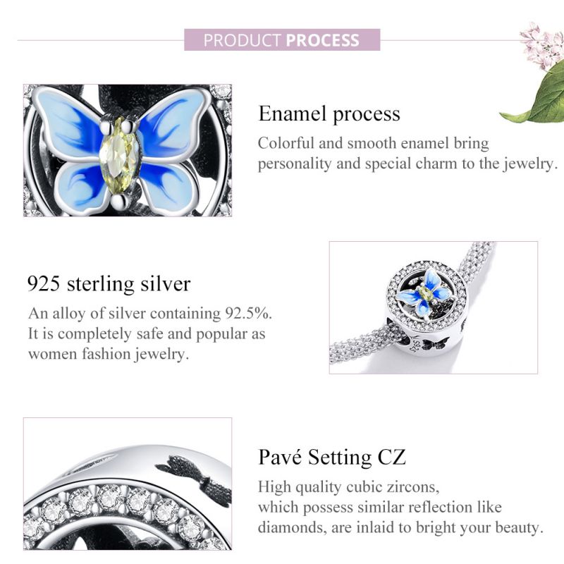 Casual Heart Shape Flower Butterfly Sterling Silver Inlay Zircon Jewelry Accessories display picture 16