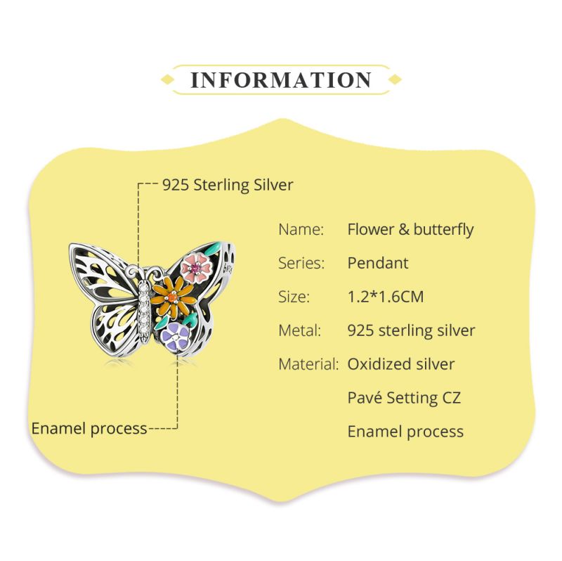 Casual Heart Shape Flower Butterfly Sterling Silver Inlay Zircon Jewelry Accessories display picture 47