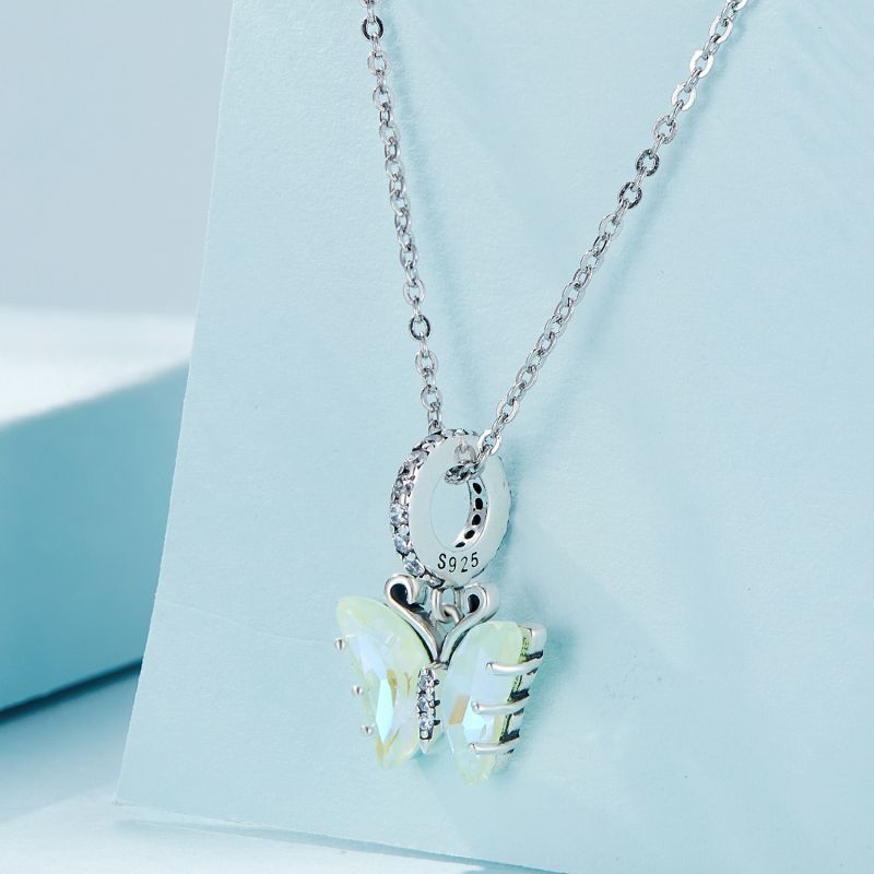 Casual Heart Shape Flower Butterfly Sterling Silver Inlay Zircon Jewelry Accessories display picture 61