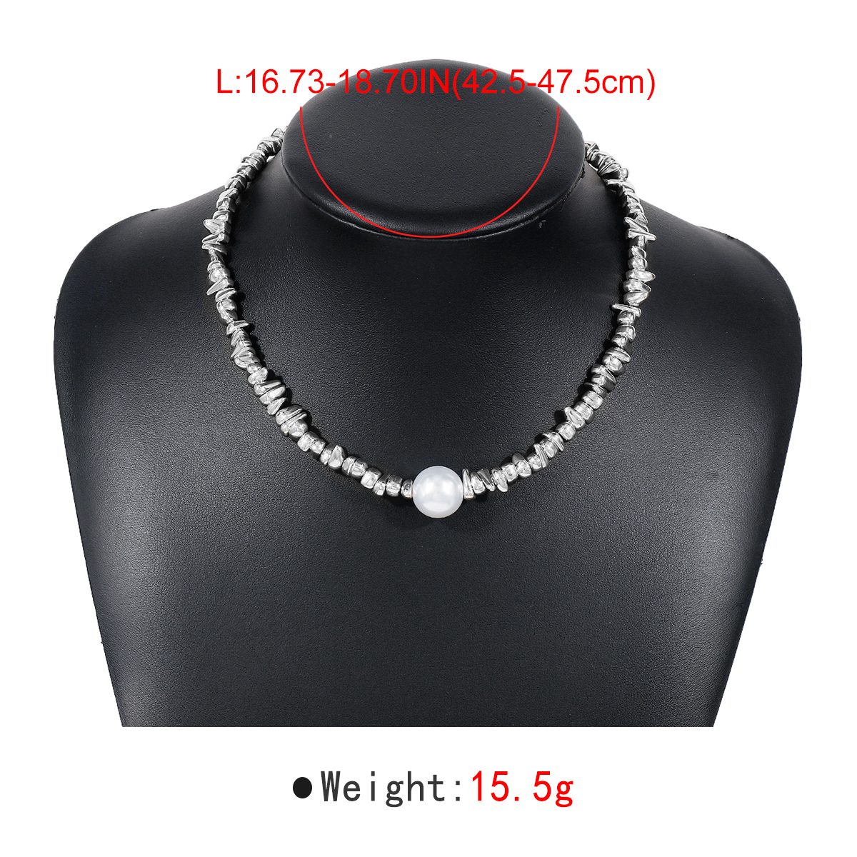 Wholesale Jewelry Elegant Modern Style Simple Style Ball Imitation Pearl Alloy Iron Pendant Necklace display picture 2