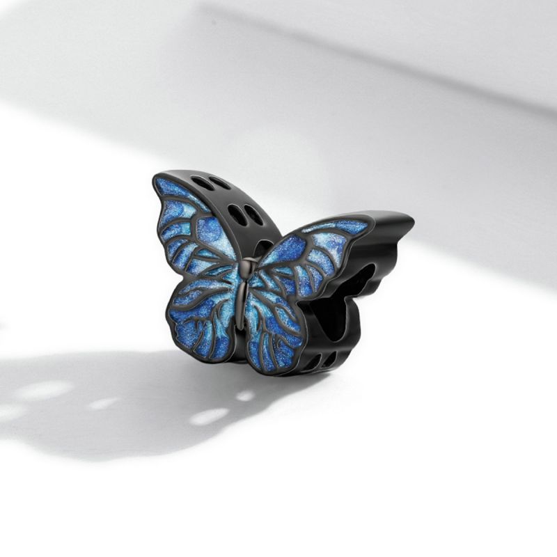 Casual Streetwear Heart Shape Flower Butterfly Sterling Silver Inlay Zircon Jewelry Accessories display picture 2