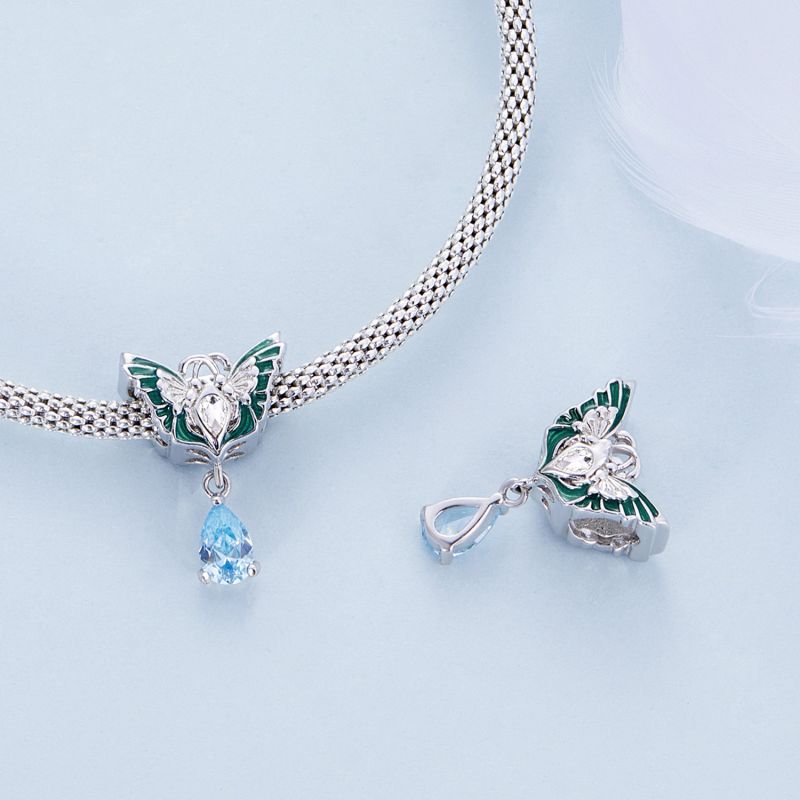 Casual Streetwear Heart Shape Flower Butterfly Sterling Silver Inlay Zircon Jewelry Accessories display picture 24