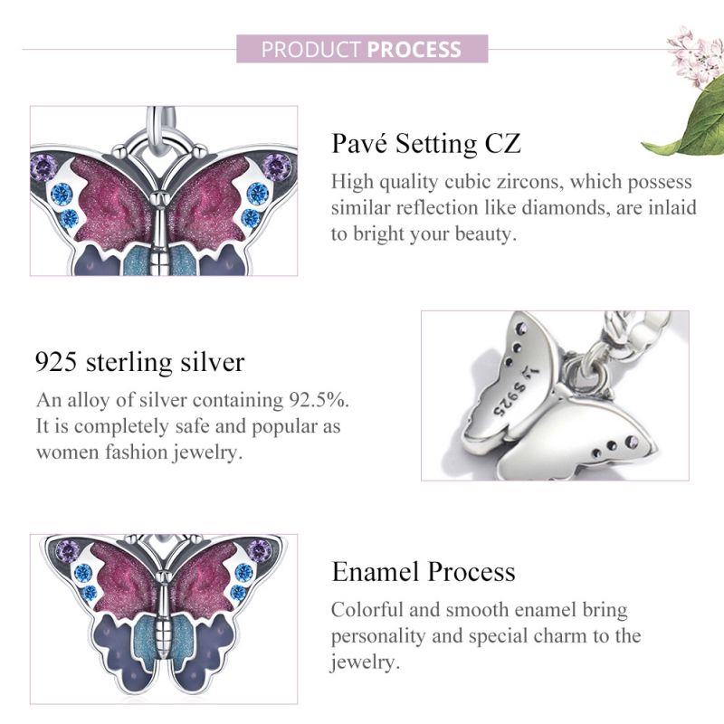 Casual Streetwear Heart Shape Flower Butterfly Sterling Silver Inlay Zircon Jewelry Accessories display picture 30