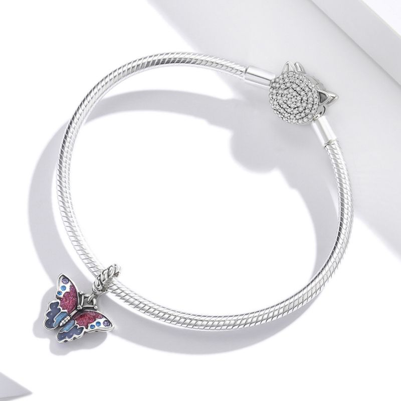 Casual Streetwear Heart Shape Flower Butterfly Sterling Silver Inlay Zircon Jewelry Accessories display picture 31