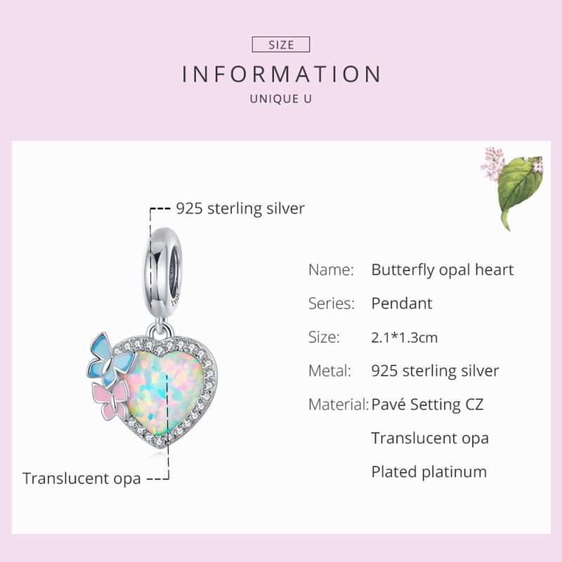 Casual Streetwear Heart Shape Flower Butterfly Sterling Silver Inlay Zircon Jewelry Accessories display picture 44
