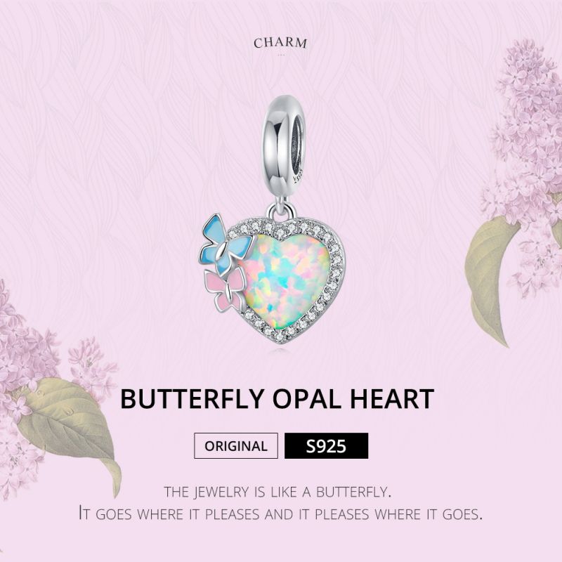 Casual Streetwear Heart Shape Flower Butterfly Sterling Silver Inlay Zircon Jewelry Accessories display picture 45