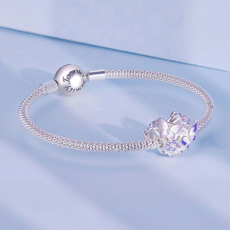 Casual Streetwear Heart Shape Flower Butterfly Sterling Silver Inlay Zircon Jewelry Accessories display picture 58