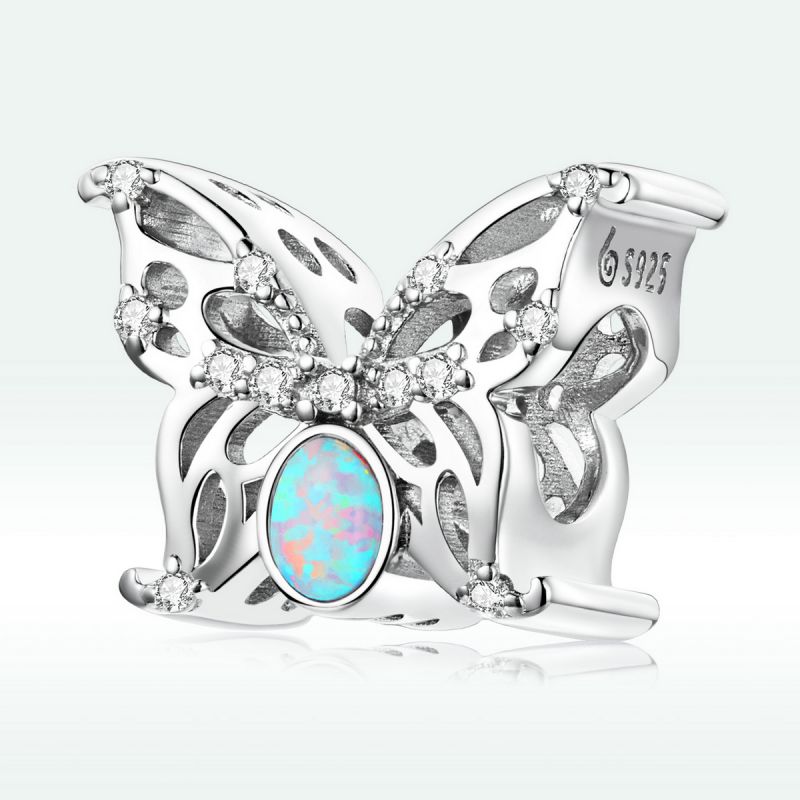 Décontractée Vêtement De Rue Forme De Cœur Fleur Papillon Argent Sterling Incruster Zircon Bijoux Accessoires display picture 60