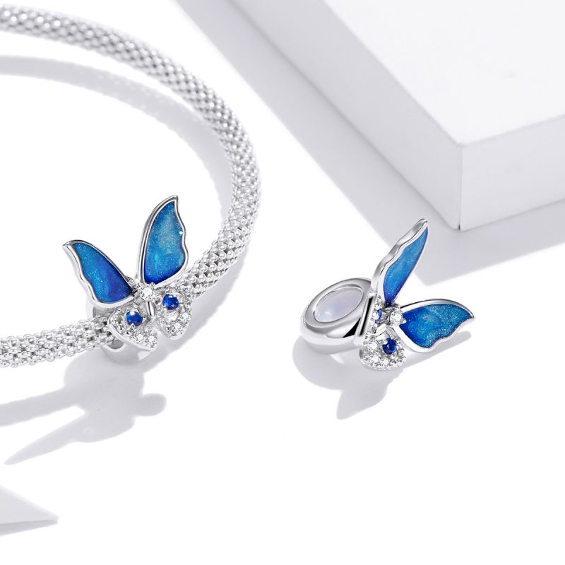 Casual Streetwear Heart Shape Flower Butterfly Sterling Silver Inlay Zircon Jewelry Accessories display picture 82