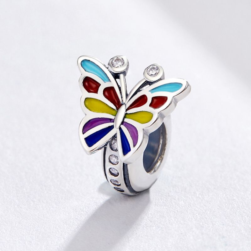 Casual Retro Moon Heart Shape Butterfly Sterling Silver Inlay Zircon Jewelry Accessories display picture 76