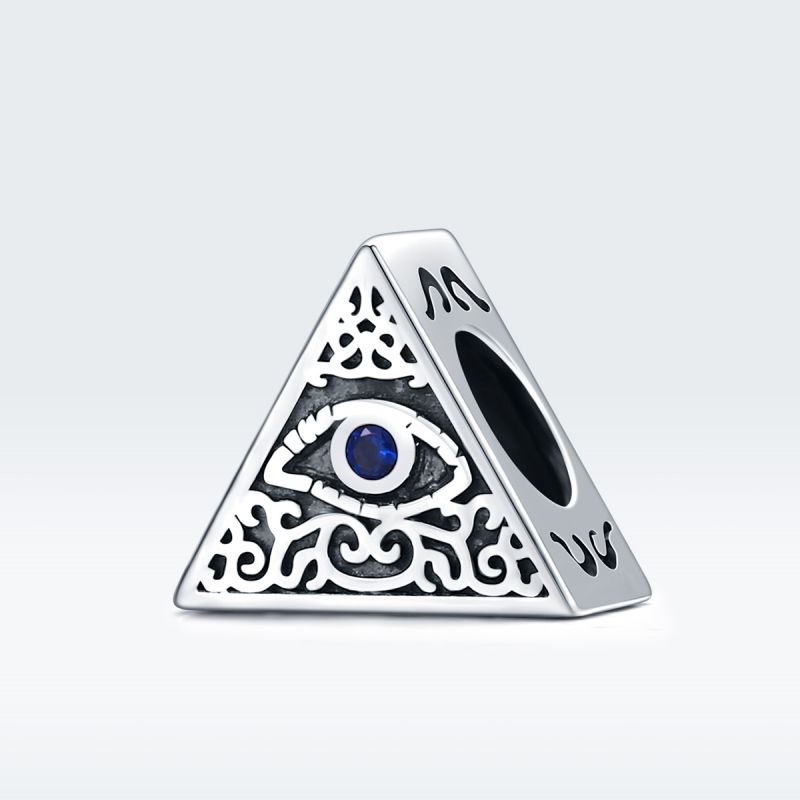 Casual Shiny Eye Sterling Silver Inlay Zircon Jewelry Accessories display picture 2