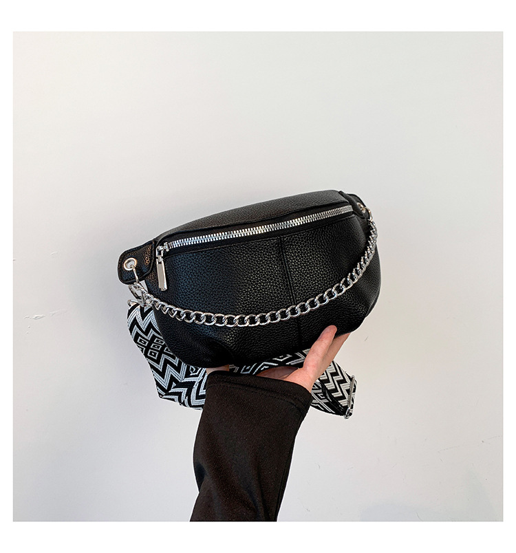 Women's Streetwear Solid Color Pu Leather Waist Bags display picture 8