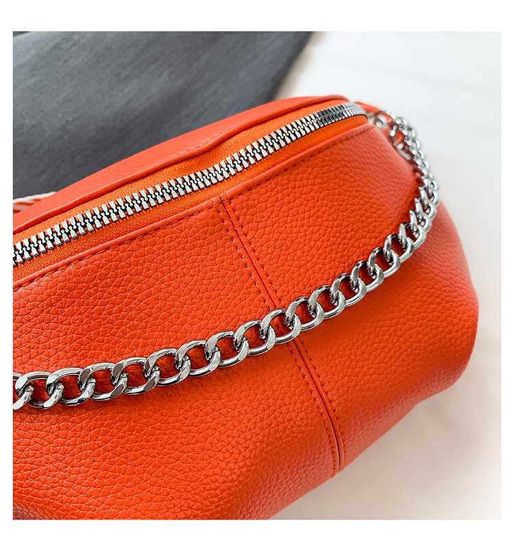 Women's Streetwear Solid Color Pu Leather Waist Bags display picture 14