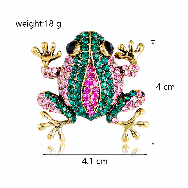 Retro Animal Alloy Inlay Rhinestones Women's Corsage Brooches display picture 5
