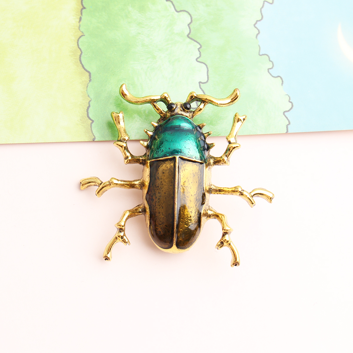 Casual Cute Pastoral Insect Beetles Bee Alloy Inlay Rhinestones Unisex Brooches display picture 2