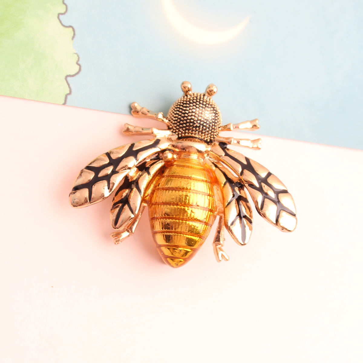 Casual Cute Pastoral Insect Beetles Bee Alloy Inlay Rhinestones Unisex Brooches display picture 6