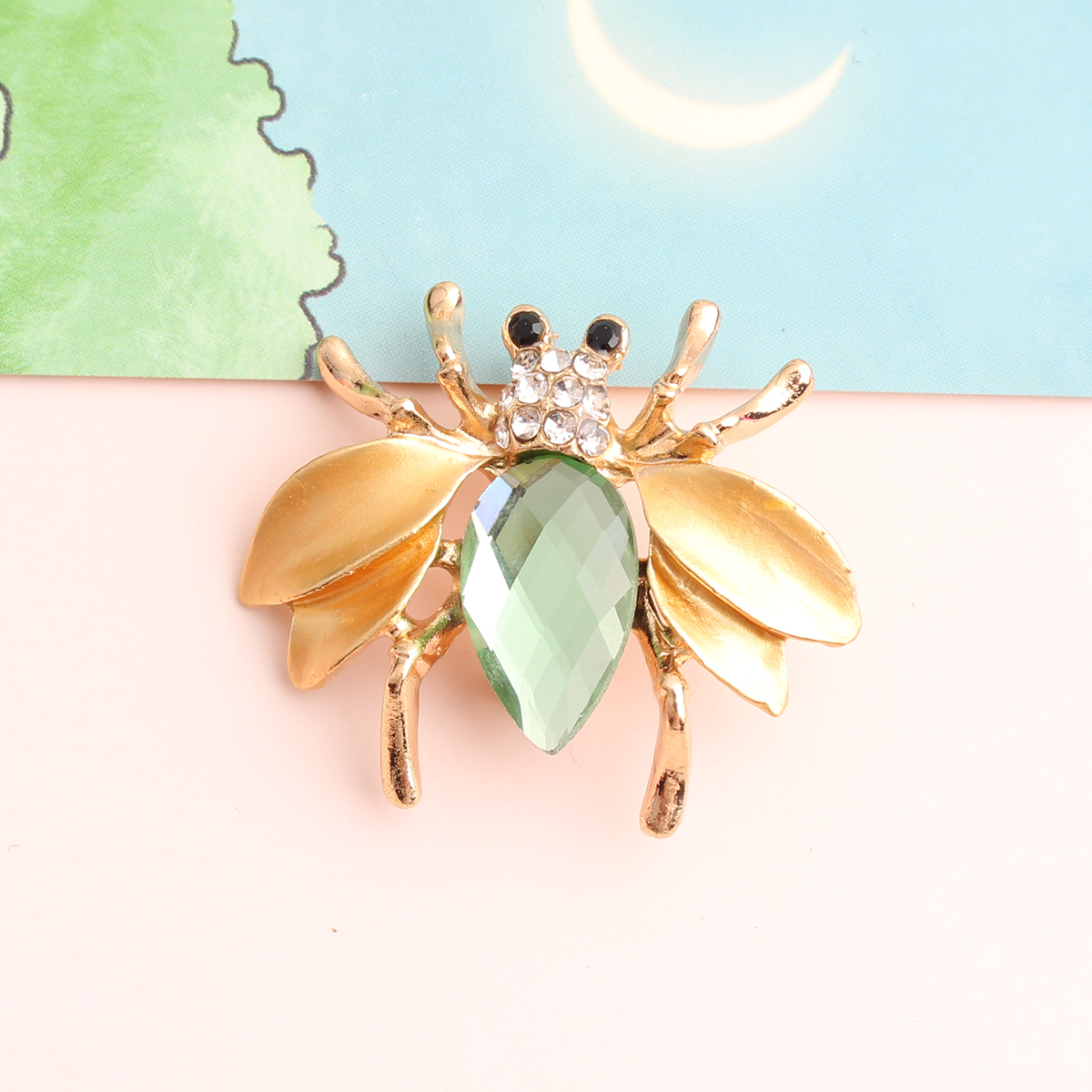Casual Cute Pastoral Insect Beetles Bee Alloy Inlay Rhinestones Unisex Brooches display picture 7