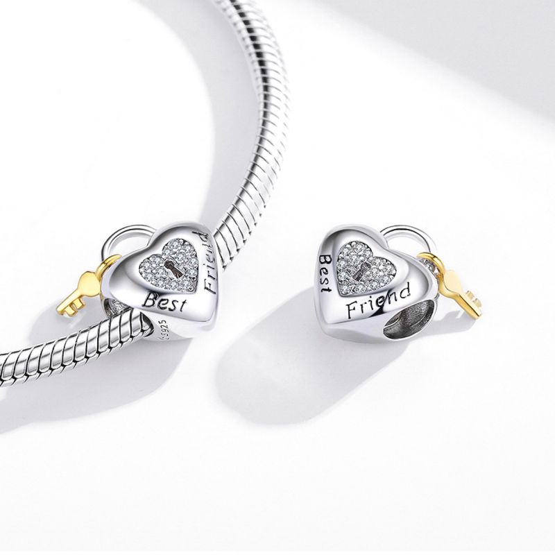 Casual Shiny Heart Shape Sterling Silver Inlay Zircon Jewelry Accessories display picture 37