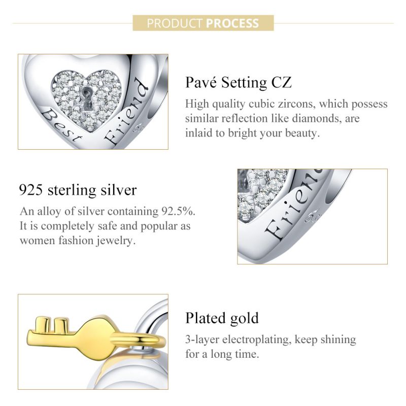 Casual Shiny Heart Shape Sterling Silver Inlay Zircon Jewelry Accessories display picture 36