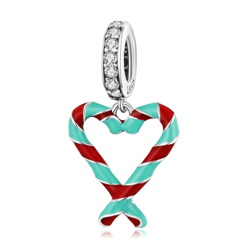 Casual Heart Shape Sterling Silver Inlay Zircon Jewelry Accessories display picture 5